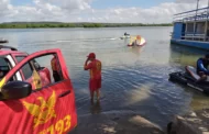 Bombeiros fazem buscas por criança desaparecida na Lagoa Mundaú, em Maceió