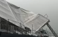 AGORA: Fórmula 1: tempestade derruba teto de arquibancadas em Interlagos; veja vídeo do momento