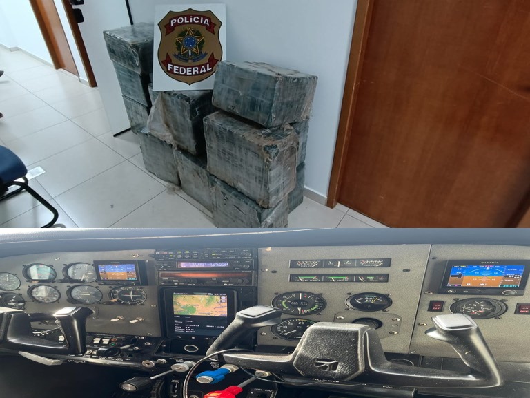 Operação Conjunta Intercepta Aeronave com 476 Quilos de Cocaína em Goiás