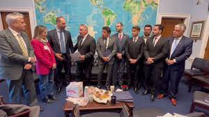 MUNDO: POLÍTICOS DO PL ENTREGAM CARTA A DEPUTADO DOS EUA APONTANDO RELAÇÃO DE LULA COM TRÁFICO E HAMAS