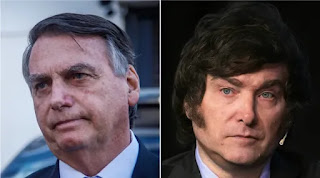 BRASIL: COMO FOI A CONVERSA ENTRE BOLSONARO E MILEI LOGO APÓS A VITÓRIA ELEITORAL DO ARGENTINO SOBRE A ESQUERDA