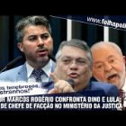 Senador Marcos Rogério confronta Flávio Dino e Lula após notícia de que esposa de chefe de facção criminosa esteve no Ministério da Justiça; VEJA VÍDEO