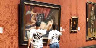 MUNDO: EXTREMISTAS DE ESQUERDA ATACAM OBRA DE ARTE DE 400 ANOS EM MUSEU DE LONDRES