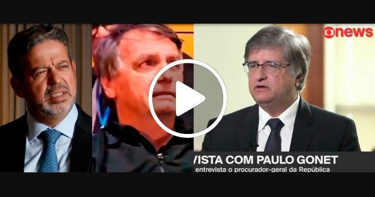 VÍDEO: Arthur Lira joga Bolsonaro na fogueira e Gonet anuncia na Globo que vai prendê-lo!!
