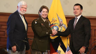 MUNDO: EQUADOR E EUA ANUNCIAM ACORDO ENVOLVENDO NARCOTRÁFICO