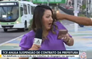 Repórter de afiliada da Globo leva soco durante entrada ao vivo