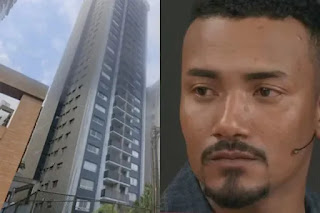 Homem que caiu 18m após morador cortar corda foi salvo por trava