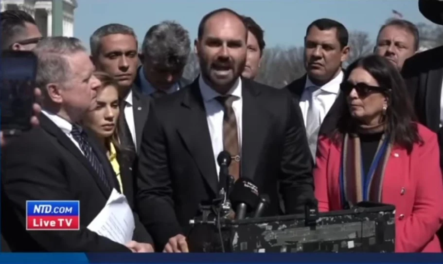 Parlamentares e jornalistas brasileiros denunciam abusos do STF durante coletiva em Washington-DC nos EUA; VEJA VÍDEO