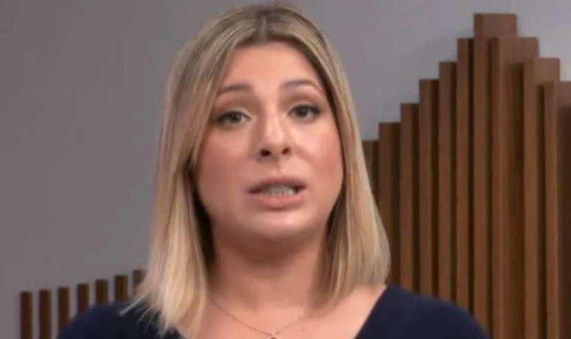 Daniela Lima não consegue disfarçar ao dar de cara com a realidade (veja o vídeo)