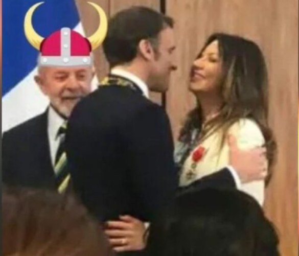 #LulaCorno: Internautas reagem ao encontro de Janja e Macron