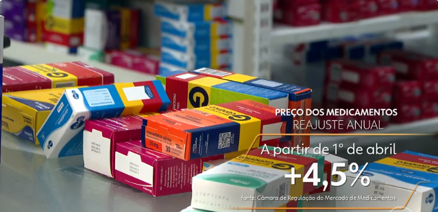 Com aval do governo, preço dos medicamentos deve subir até 4,5% a partir deste domingo