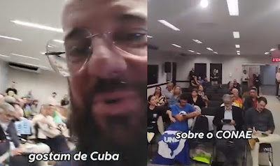 Eder Borges ironiza esquerdistas com faixas LGBTQI+ e Che Guevara na Câmara de Curitiba; Vídeo