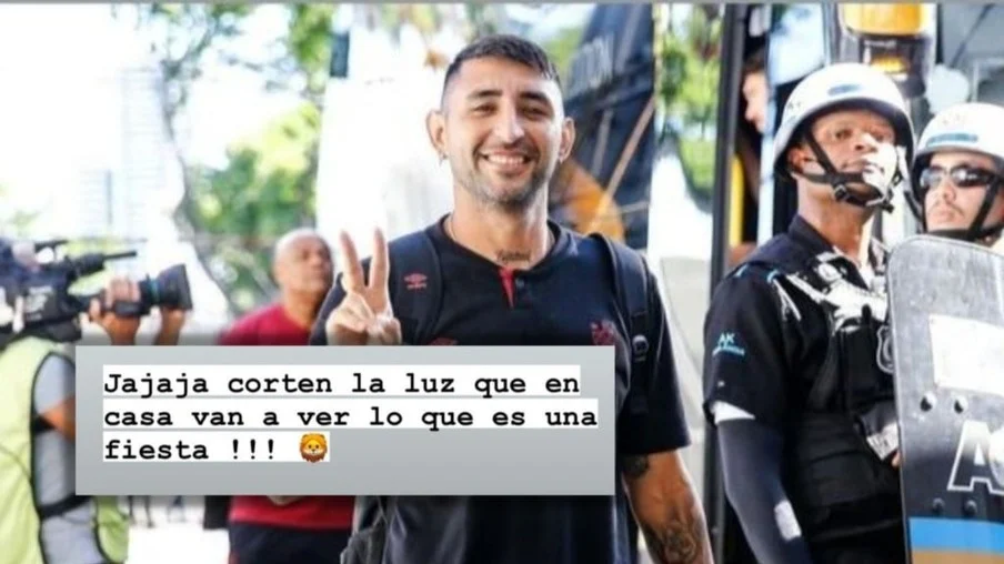 Meia do SPORT provoca SANTA Cruz após APAGÃO no Arruda: “Cortem a luz que em casa vão ver o que é uma festa”