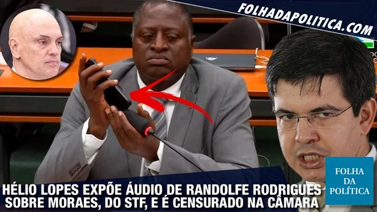 Deputado Hélio Lopes expõe áudio de Randolfe Rodrigues sobre Alexandre de Moraes, do STF, em comissão e é censurado por parlamentar, Delegado Éder Mauro reage; VEJA VÍDEO