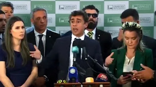 Nikolas fala em “covardia” de Rodrigo Pacheco: “Homem fraco”