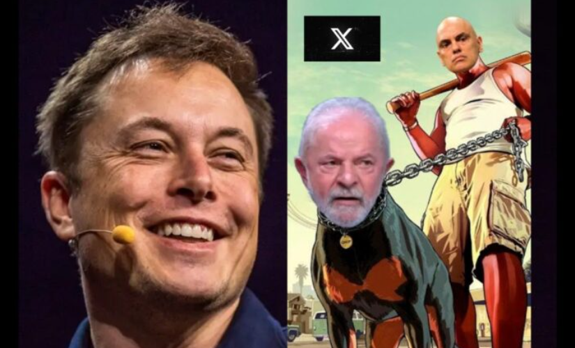 “Ele tem Lula na coleira”, diz Elon Musk que chama Moraes de ditador