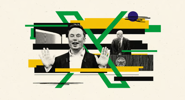 Elon Musk está em conflito com o poderoso Supremo Tribunal Federal