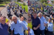 Bolsonaro participa de mega motociata antes da Agrishow em Ribeirão Preto; ASSISTA VÍDEO