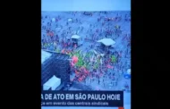 ‘Mais bandeiras que pessoas’: ato esvaziado de Lula pelo 1º de Maio chama atenção e bandeiras sindicais roubam a cena; VEJA VÍDEO