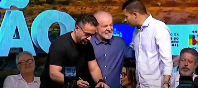 Lula reúne rivais políticos Lira e Renan Calheiros em evento no interior de Alagoas