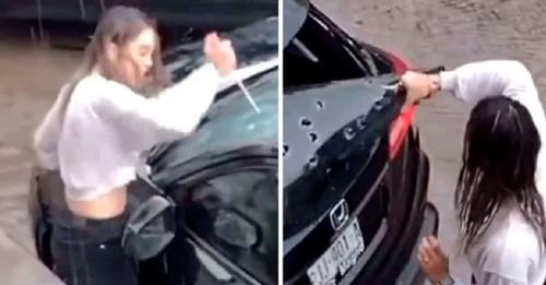 Após descobrir traição, mulher destrói carro do namorado com chave de fenda