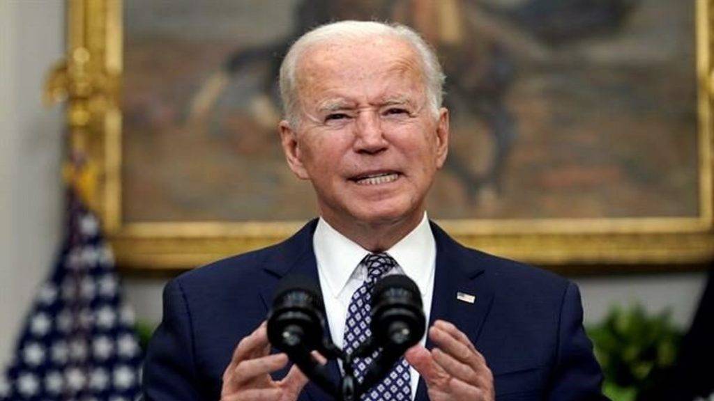 Em ligação com apoiadores, Biden disse que era a hora de ‘colocar Trump no alvo’