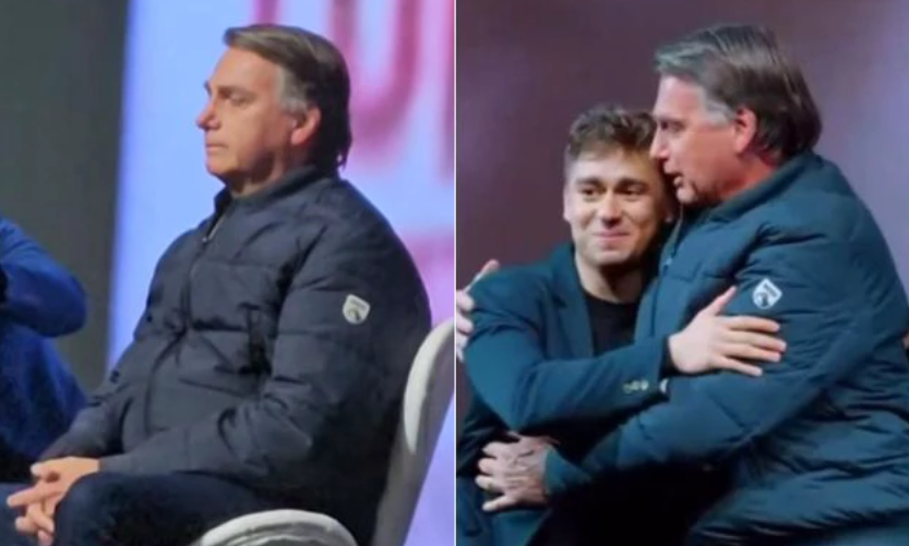 Nikolas faz Bolsonaro chorar em discurso no CPAC (veja o vídeo)