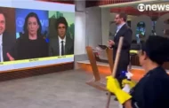 “Tia da limpeza” invade estúdio da GloboNews ao vivo e viraliza; VEJA VÍDEO