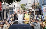 BRASIL: BOLSONARO E EDUARDO PARTICIPAM DE CARREATA EM SÃO JOSÉ DOS CAMPOS