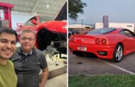 Colecionador compra Ferrari abandonada, reforma e triplica o valor do carro