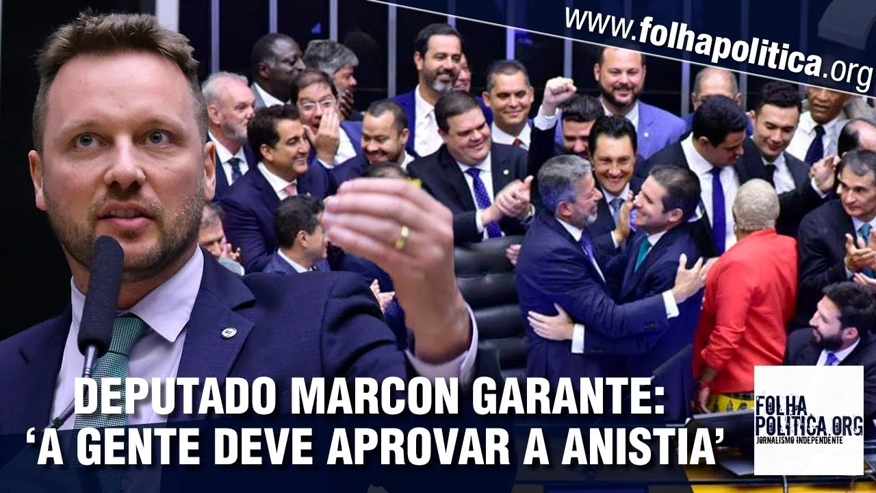 Deputado Marcon afirma que há acordo com Hugo Motta para aprovar anistia de presos do 8 de janeiro; VÍDEO!