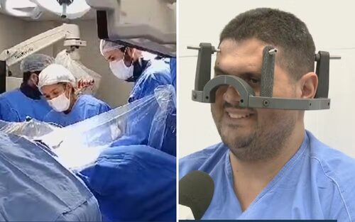 Paciente de 183 kg que passou pela 1ª cirurgia no cérebro em tratamento experimental contra obesidade espera voltar a brincar com a filha: 'Melhora na saúde'