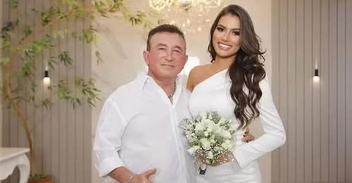 Esposa de Amado Batista rebate comentário sobre diferença de idade