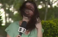 VÍDEO: REPÓRTER DA GLOBO É INTERROMPIDA AO VIVO POR TEMPORAL NO RS