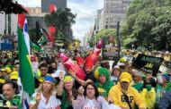 BRASIL: FILMAGEM REVELA MULTIDÃO DE VERDE E AMARELO NA PAULISTA EM ATO PELA ANISTIA