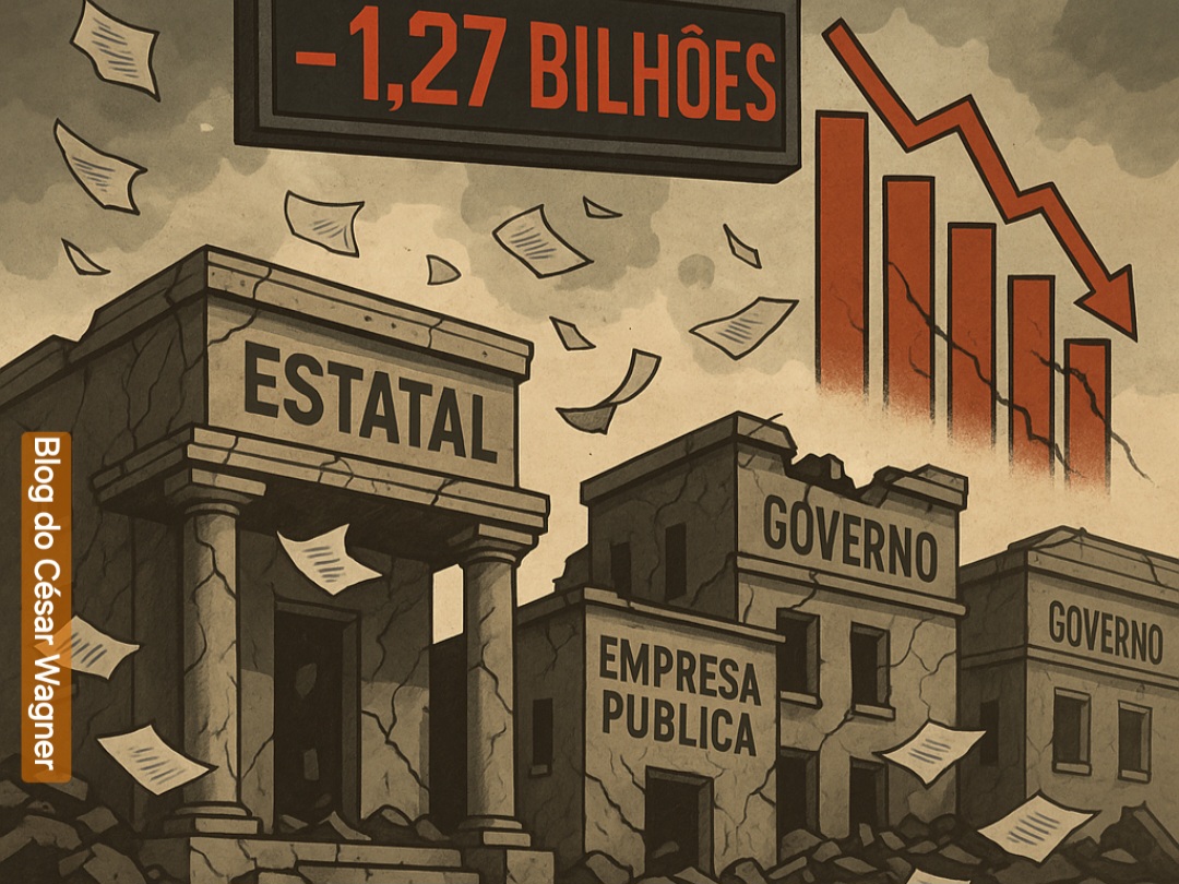 ESTATAIS AFUNDAM DE NOVO e rombo já soma R$ 1,27 bilhão no ano