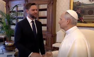 MUNDO: PAPA LEÃO XIV RECEBE VICE DE TRUMP E FAZ PEDIDO