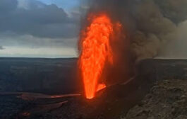 VÍDEO: VULCÃO ENTRA EM ERUPÇÃO NO HAVAÍ E LAVAS ATINGEM 300 METROS