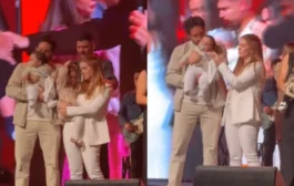 Influencer Viih Tube e o marido Eliezer apresentam filho na igreja