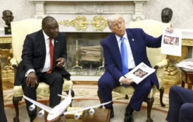 Trump tem encontro tenso com presidente da África do Sul