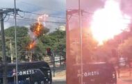 VÍDEO: ÔNIBUS ATINGE TORRE DE TRANSMISSÃO EM BH E CAUSA EXPLOSÃO