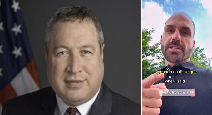 Eduardo Bolsonaro revela detalhes da visita de emissário de Trump ao Brasil