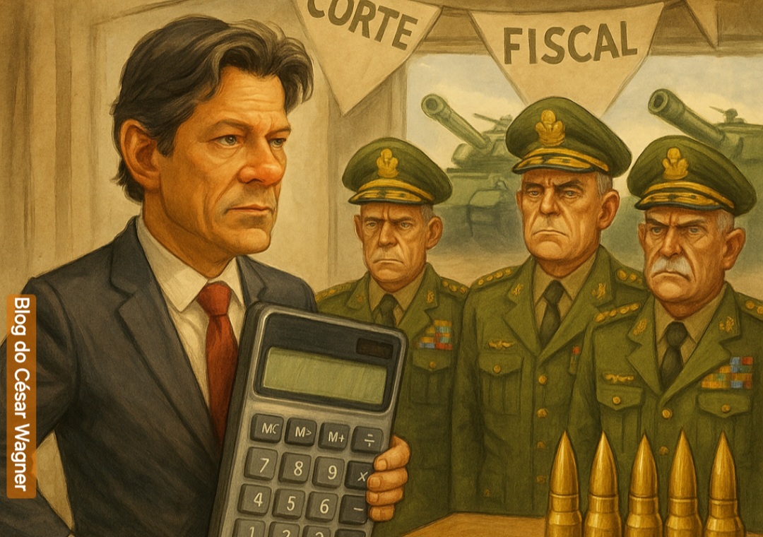 HADDAD VAI À GUERRA com Calculadora: Forças Armadas na Mira do Corte
