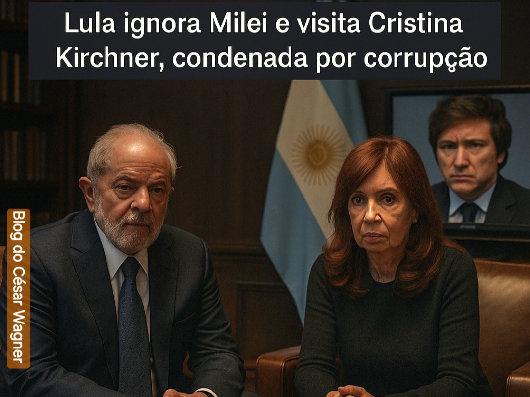 LULA IGNORA MILEI e prepara visita à condenada Cristina Kirchner