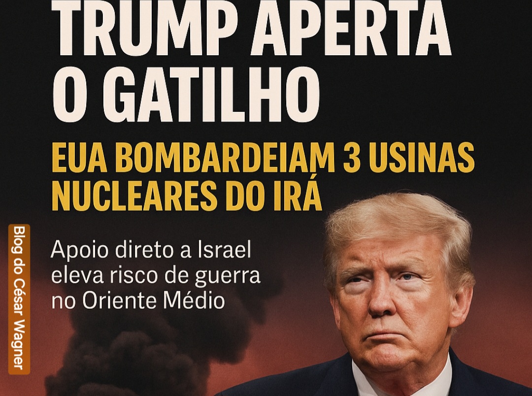 TRUMP APERTA O GATILHO: EUA bombardeiam 3 usinas nucleares do Irã