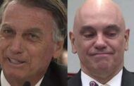 Revelado motivo por trás da brincadeira inusitada de Bolsonaro com Moraes (veja o vídeo)