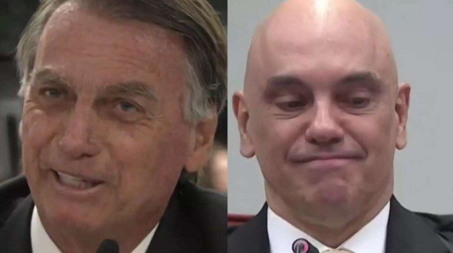 Revelado motivo por trás da brincadeira inusitada de Bolsonaro com Moraes (veja o vídeo)