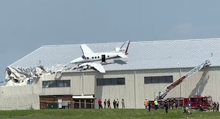 VÍDEO: AVIÃO CAI NOS EUA E DEIXA FERIDOS NO ESTADO DO KANSAS