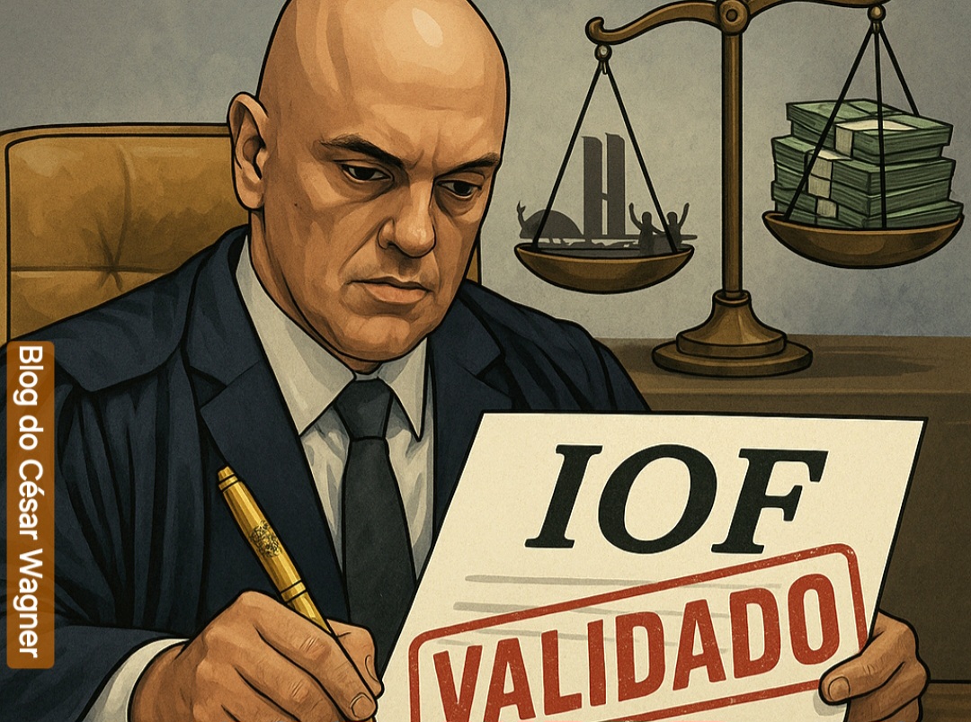 MORAES IGNORA CONGRESSO e valida aumento do IOF de Lula
