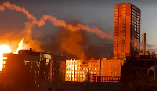 VÍDEO: DRONES E MÍSSEIS RUSSOS ATINGEM CAPITAL DA UCRÂNIA E DEIXAM MORTOS